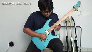 Guitar shootout  ESP EIIJacksonCharvelSterling guitars no talking [upl. by Ynar]