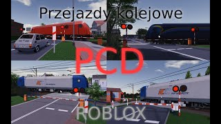 Przejazdy kolejowe w ROBLOX Polish Car Driving PCD [upl. by Yoshiko]