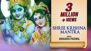 Shree Krishna Mantra  Anuradha Paudwal  Hare Krishna  Janmashtami Special Song  Krishna Songs [upl. by Wester561]