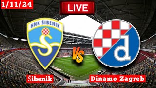 Šibenik vs Dinamo Zagreb  HNL  Fifa Live Match Score Today uživo [upl. by Aketahs]