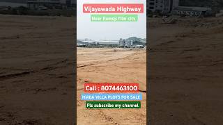 HMDA villa Plots for sale Vijayawada Highwayytshort ktrhmdaplotsrealestatemusic nritvramoji [upl. by Yelsa318]