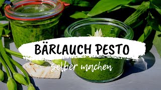 Bärlauchpesto selber machen  das einfache amp schnelle Rezept [upl. by Atteroc]