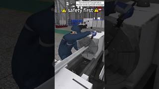 Safety Animation video 3D animation safetyfirst safetyanimation safetyshorts cartoon accident [upl. by Anilec]