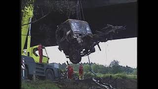 Die Autobahnpolizei Unfall A4 Wiehltalbrücke [upl. by Ahsital]