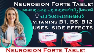 Neurobion Forte Tablet  Nervenourishing vitamins B1 B6 B12 malayalam uses benefitsmedicine [upl. by Essirahs]