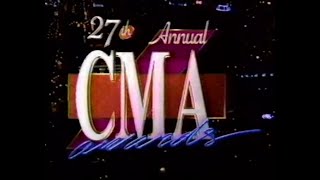 27th Annual Country Music Association Awards  Full Show 1993 [upl. by Nerw]