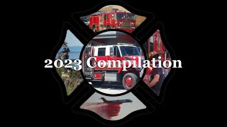 Fire Trucks amp Police Responding 2023 Compilation [upl. by Finah76]