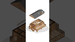 Axonometric View Animation aftereffects photoshop architectureillustration housedesign axono [upl. by Marika]