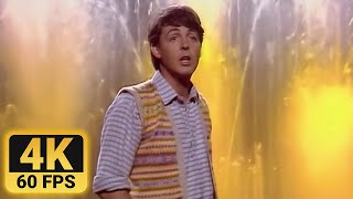 4k 60fps Paul McCartney  Waterfalls Official Music Video Remaster [upl. by Garth]