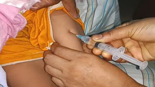 IM Intramuscular Arm injection Dexamethasone amp Amikacin injection Video 24 Ep 51 Injection Tips [upl. by Demaria194]