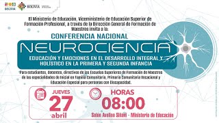 CONFERENCIA NEUROCIENCIA EDUCACIÓN Y EMOCIONES EN EL DESARROLLO INTEGRAL Y HOLÍSTICO EN LA INFANCIA [upl. by Novled]