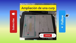 Ampliación de CURP al 200 con vídeo EXTRA [upl. by Eyaj]