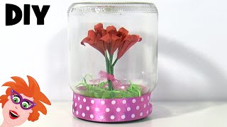 DIY  zelf pot met bloemen maken voor Moederdag [upl. by Ellerehs]