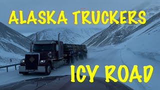 ICY ROAD TRUCKERS alaskatruckers [upl. by Gladine30]