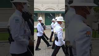 Changing the Guard at The Grand Palace Bangkok Thailand bangkok grandpalace travel thailand [upl. by Puritan294]