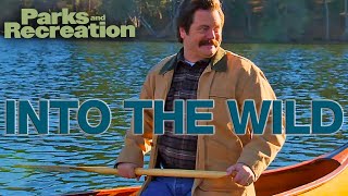 Into The Wild With RON SWANSON  Parks and Recreation  Comedy Bites [upl. by Victory]