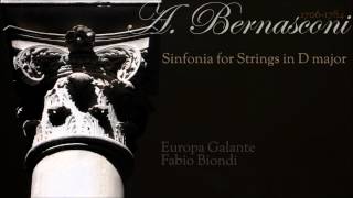 Andrea Bernasconi  Sinfonia for Strings in D major [upl. by Aivilys]