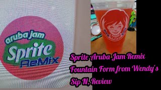 Sprite Aruba Jam Remix Exclusive to Wendys CocaCola Freestyle Machine Sip N Review [upl. by Nereil13]