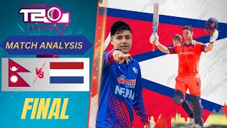 Nepal vs Netherland Triangular Series 2024 live FINAL Analysis [upl. by Nanam456]