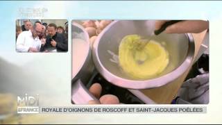 RECETTE  Royale doignons de Roscoff et Saint Jacques poèmes [upl. by Ttebroc358]