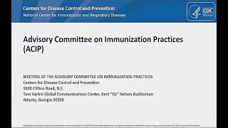 September 12 2023 ACIP Meeting  Welcome amp COVID19 Vaccine Safety [upl. by Oech]