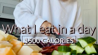 FULL DAY OF EATING 1500 CALORIES [upl. by Damalus]