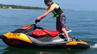 New Trixx Testing the 2018 Sea Doo Spark Trixx [upl. by Eelrahc]