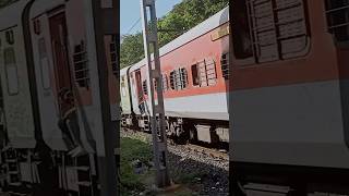 geetanjali express crossing kasara ghat road  geetanjali express crossing  shortsvirelvideo [upl. by Elyrrad38]