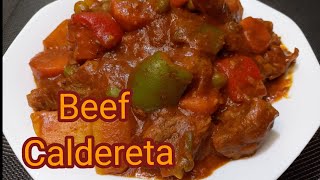 BEEF CALDERETA by tasty filipino cuisine [upl. by Euqinamod]