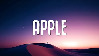 Charli xcx  Apple Lyrics [upl. by Little]