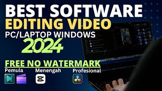 Software Edit Video Terbaik Gratis PCLAPTOP NO WATERMARK 2024  Video Editing Software For PC Free [upl. by Pappano113]