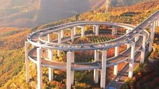 Exploring Chinas Engineering Marvels Tianlong Mountain Road amp Aizhai Bridge [upl. by Eanahs]