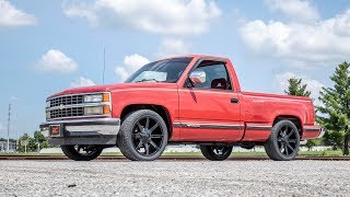 19881998 GM 1500 Pickup Truck 2 and 4inch Lowering Kit by Rough Country [upl. by Ydieh]