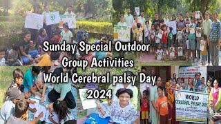 World Cerebral Palsy Awareness Day 2024 With special childrens  Outdoor Group activities [upl. by Ennaid]