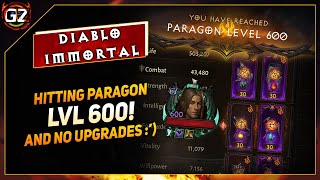 Hitting Paragon 600 and Still No Upgrades Malaka  Diablo Immortal [upl. by Maram]