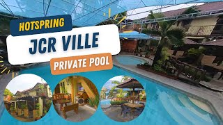 JCR Ville Private Pool  Affordable Hotspring Resort in Pansol CalambaLaguna Resort Tour 16 [upl. by Mccourt365]