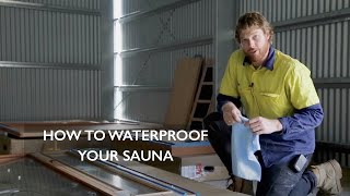 Waterproofing Your Sauna How to waterproof an outdoor infrared sauna [upl. by Annwahs]