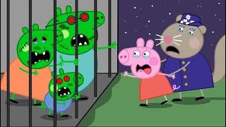 Zombie Apocalypse Zombies Appear At The Maternity Hospital🧟‍♀️  Peppa Pig Funny Animation [upl. by Dulcine]