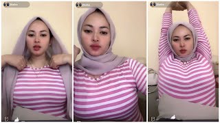 Live 9 ZHAFIRA HIJABER LIVE TOKTOK KELIATAN DALEMANNYA PART 1 [upl. by Jew]