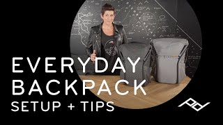 Peak Design Everyday Backpack V1 Setup  Tips [upl. by Ernestus]