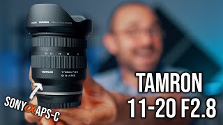 Tamron 1120 f28 📸 Por fin un objetivo gran angular para Sony APSC [upl. by Solracsiul]