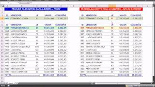 Procurar Informações no Excel com PROCV X DESLOC  CORRESP [upl. by Stalker]