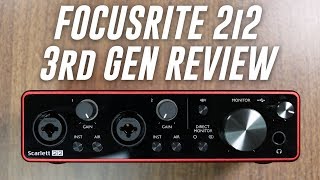 Focusrite Scarlett 2i2 3rd Gen USB Audio Interface Review  Explained [upl. by Suirtemid]