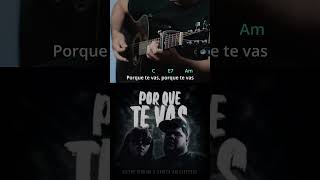 Victor Cibrian x Gabito Ballesteros  Por Que Te Vas  Tutorial Guitarra [upl. by Anirtac83]