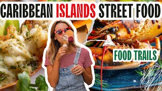 Food Trails Caribbean Islands Street Food Adventure  Dominica island food [upl. by Ayenat]