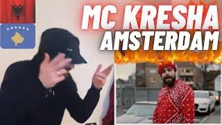 🇦🇱🇽🇰 MC KRESHA  AMSTERDAM HYPE UK 🇬🇧 REACTION [upl. by Norvol]