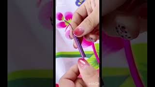 embroidery designs flowers🌹💐drawing flower designssong hoopart embroidey art embrembroidery [upl. by Iveksarap]