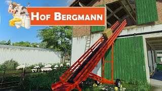 LS19 HOF BERGMANN 341 Neues Förderband für die HD Ballen  LANDWIRTSCHAFTS SIMULATOR 19 [upl. by Blockus]