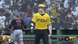 Game 110 Dbacks at Pirates  MLB The Show 24  7237 [upl. by Enialem]