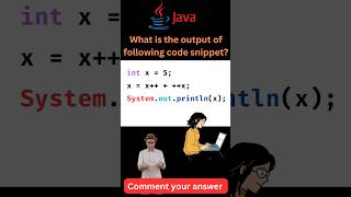 Guess the output of the Java Program Java quiz coding shorts java programming javatutorial [upl. by Moyna811]